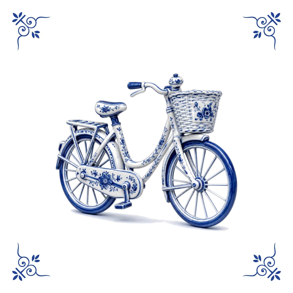 Dutch bicycle – Delft blue tile