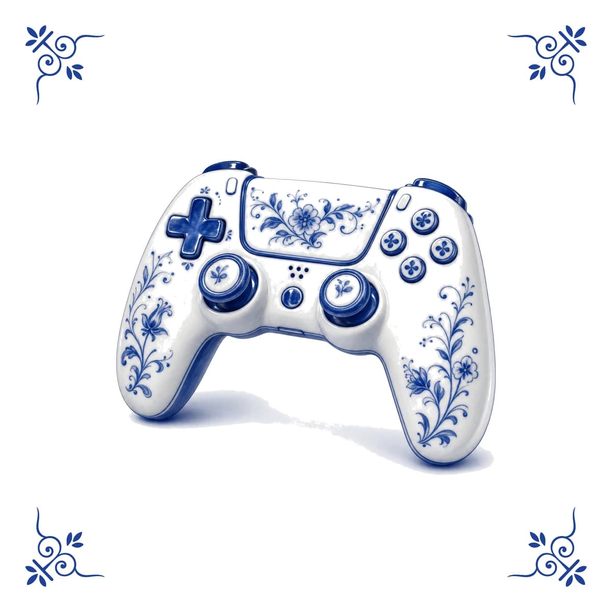 Game controller – Delft blue tile