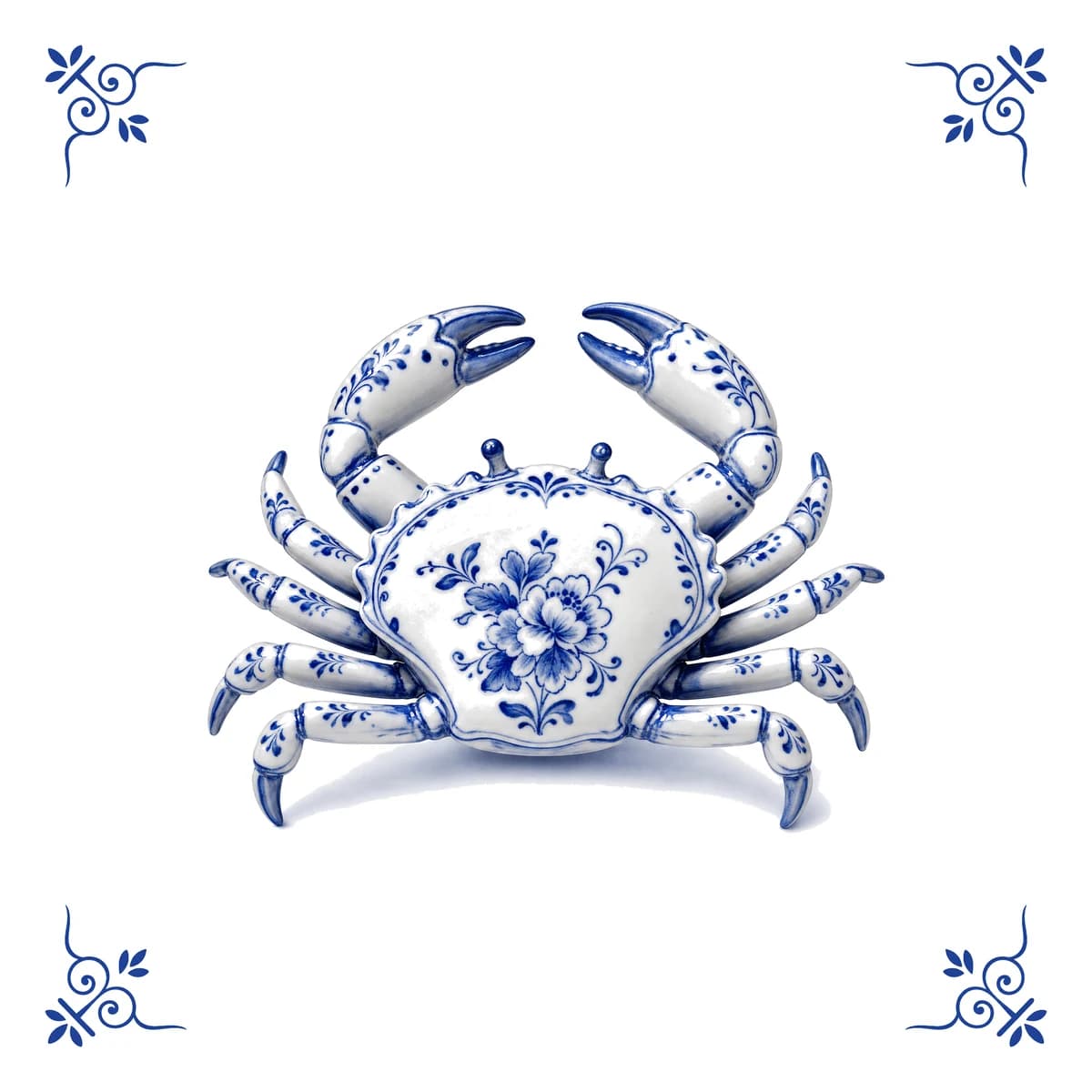 Crab – Delft blue tile
