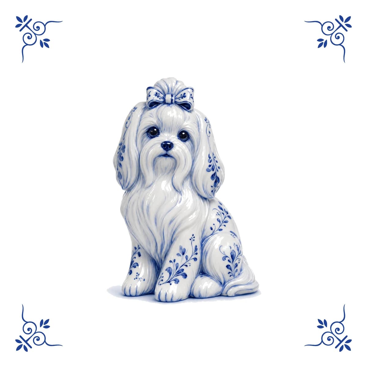 Maltese – Delft blue tile