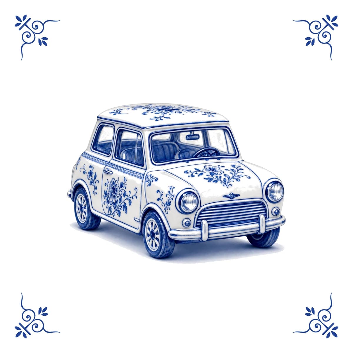 Classic Mini – Delft blue tile