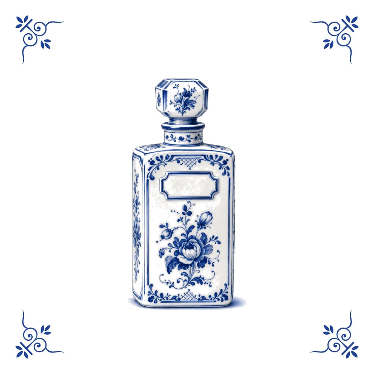 Perfume bottle – Delft blue tile